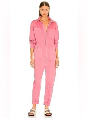 NWT Paradise Utility Jumpsuit in Worn Pink